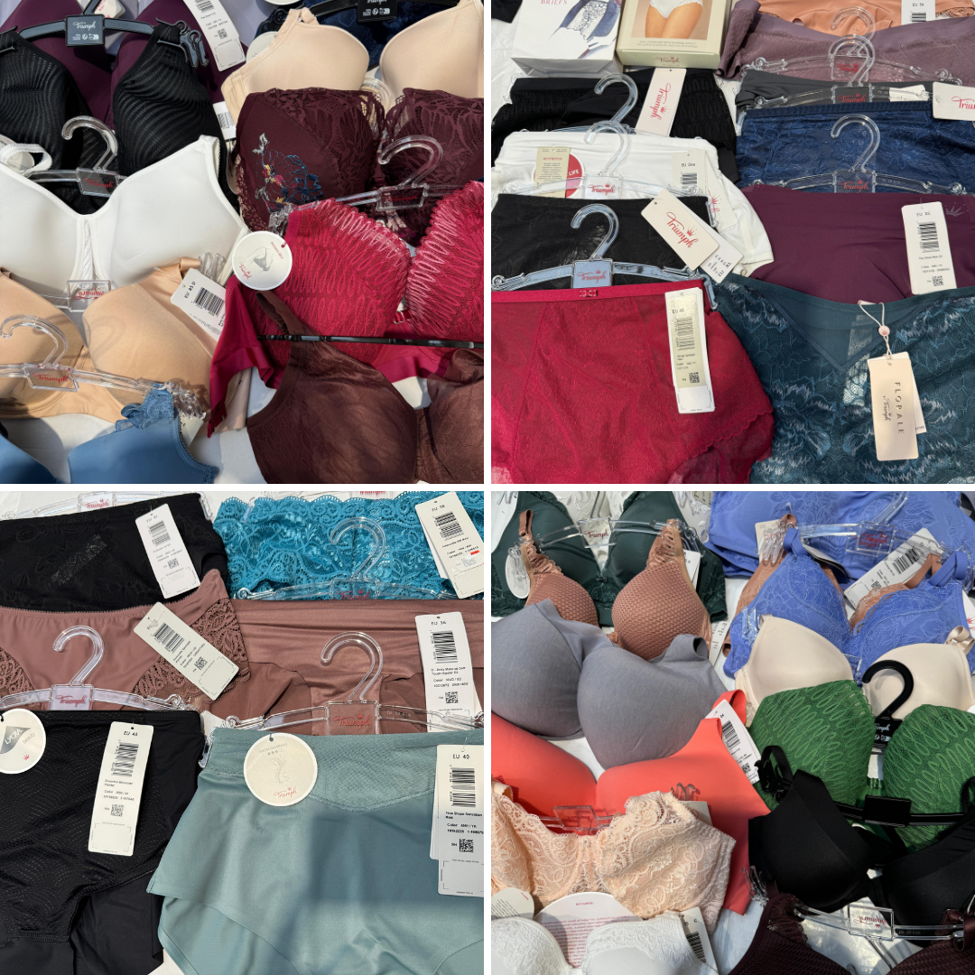 MIX Lingerie TRIUMPH: 80 % BH & 20% Slip MIX Lingerie TRIUMPH: 80 % BH & 20% Slip